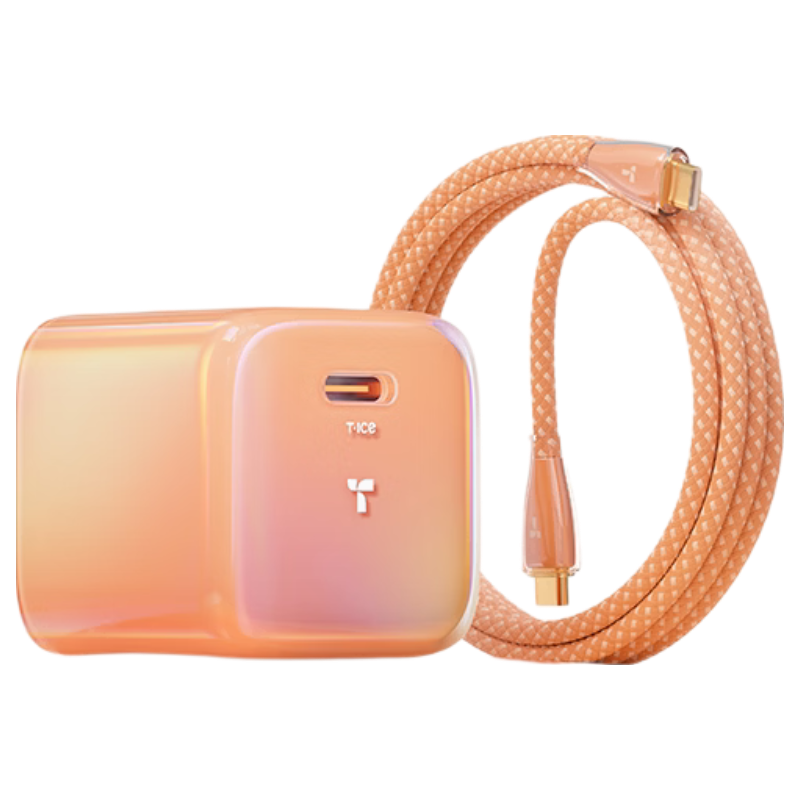 Torras Little Ice Cube Pro [Apple AVS Protocol] Compatible with iPhone 17 Pro Max Charger Apple 17 Charging Head 45W GaN Low-Temperature Fast Charging Kit Original 16