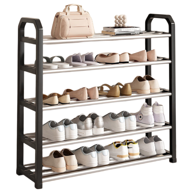 Gesen Ideal Small Shoe Rack Entryway Shoe Cabinet Dormitory Multi-Layer Rental Room Simple Storage 4-Tier 56cm