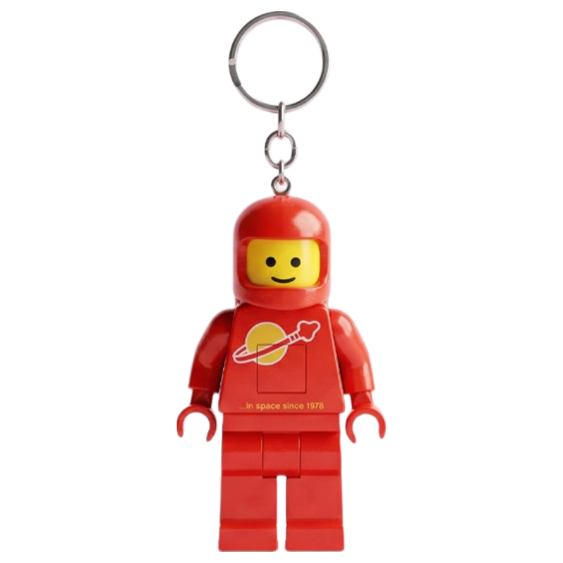 LEGO Minifigures Series - Red Spaceman Glow Keychain 6+ Boys and Girls Couple Birthday Gift