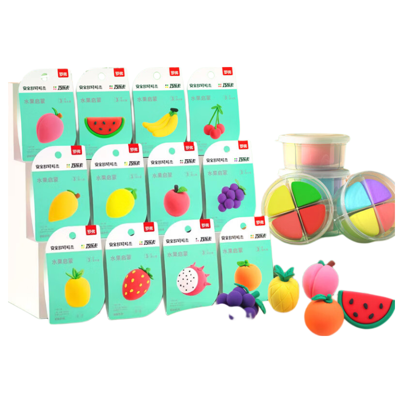 Luofu Ultra-Light Clay Modeling Compound Play Dough Toy for Boys And Girls, Kitchen Pretend Play Birthday Gift Box Set