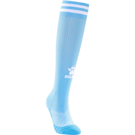 KELME Kids Long Tube Football Socks Thickened Terry Sole Non-Slip Seamless Sports Socks M Sky Blue