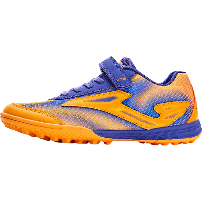 JOMA Soccer Shoes TF Turf Cleats for Youth, Children, Elementary School Students, Non-Slip, Wear-Resistant, Breathable Football Training Shoes, Orange, Size 32