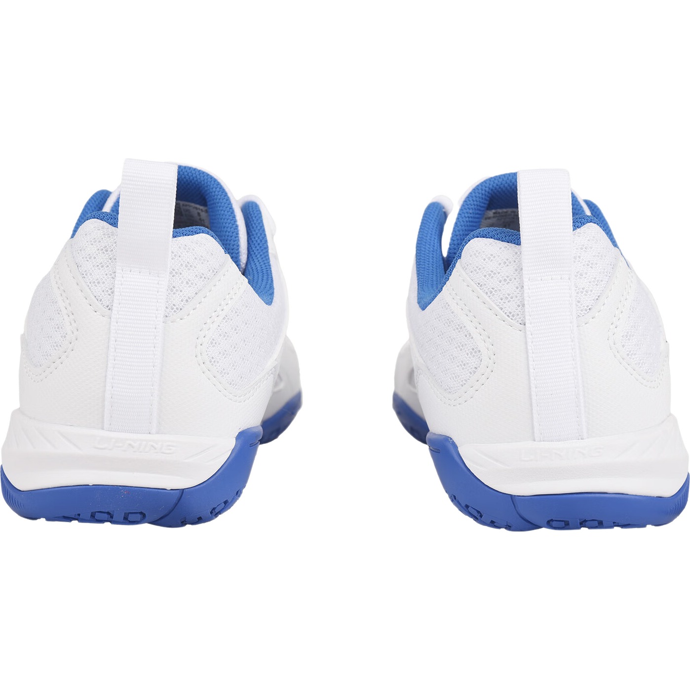 LI-NING Table Tennis Shoes Unisex Professional Breathable Non-Slip Whirlwind Upgrade White Blue Size 41.5