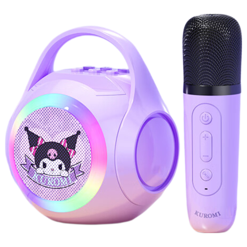 Honey Joy Kuromi Microphone Speaker All-In Toy for Children, Girls' Christmas Gift, Ages 6-14
