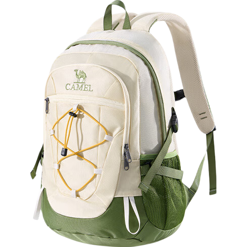 CAMEL Outdoor Lightweight Hiking Backpack, Waterproof Travel Leisure Sports Backpack, A9W3C3135A, Grass Gree