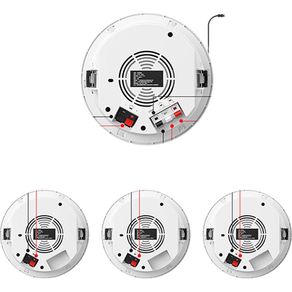 Aiguozhe Ceiling Speaker, 1 to 2 Bluetooth Background Music, Public Address System, Commercial And Home Use, Restaurant And Conference Room Professional Recessed Ceiling Speaker X185