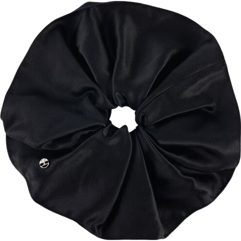 ELLE Silk Hem Hair Tie Elegant Women's Large Scrunchie Bun Hair Rope Gift