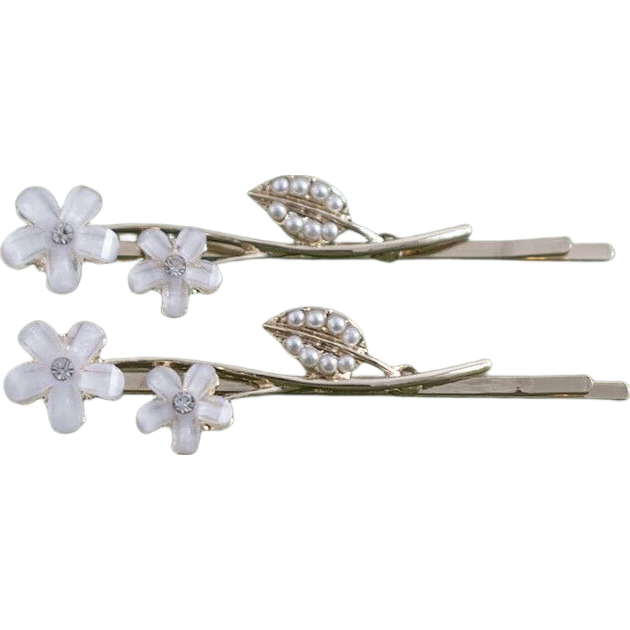 Gunai Sweet Side Bangs Clip, Hairpin, Barrette, Flyaway Hair Clip, Hair Accessory, New Year Gift for Women, Present for Girlfriend, Fashionable