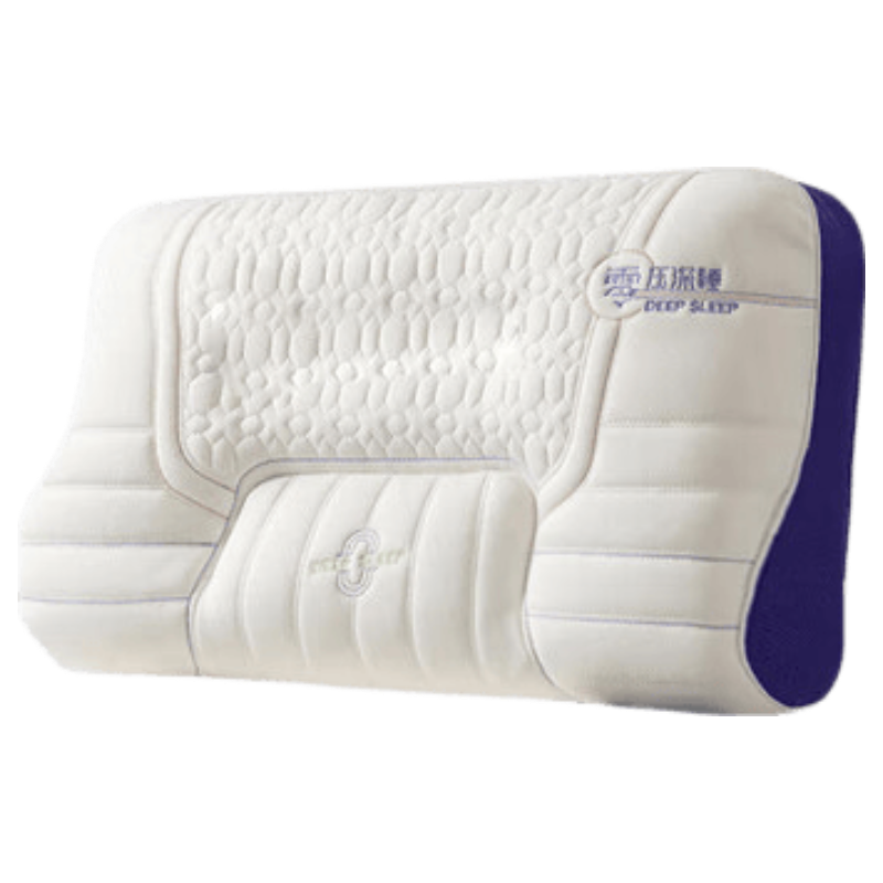J.Sir Natural Latex Pillow Adult Neck Support Deep Sleep Pillow Non-Deformable Dormitory Use