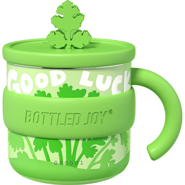 Dundun BOTTLED JOY 316 Stainless Steel Insulated Coffee Mug with Lid Office Student Water Cup