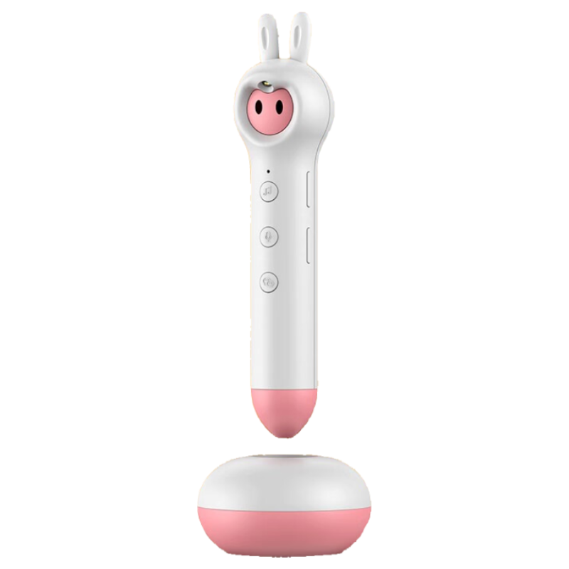 MINXIAO Children's Smart Reading Pen, English Early Education Machine for Preschoolers, Textbook Toy, for Boys And Girls, K5 Pink, Birthday Gift