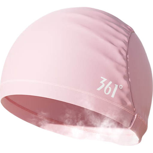 361° Fabric Swim Cap Professional Swimming Cap for Women Long Hair Ear Protection Comfortable Non-Tight Enlarged Head Circumference Fashionable Soft Purple