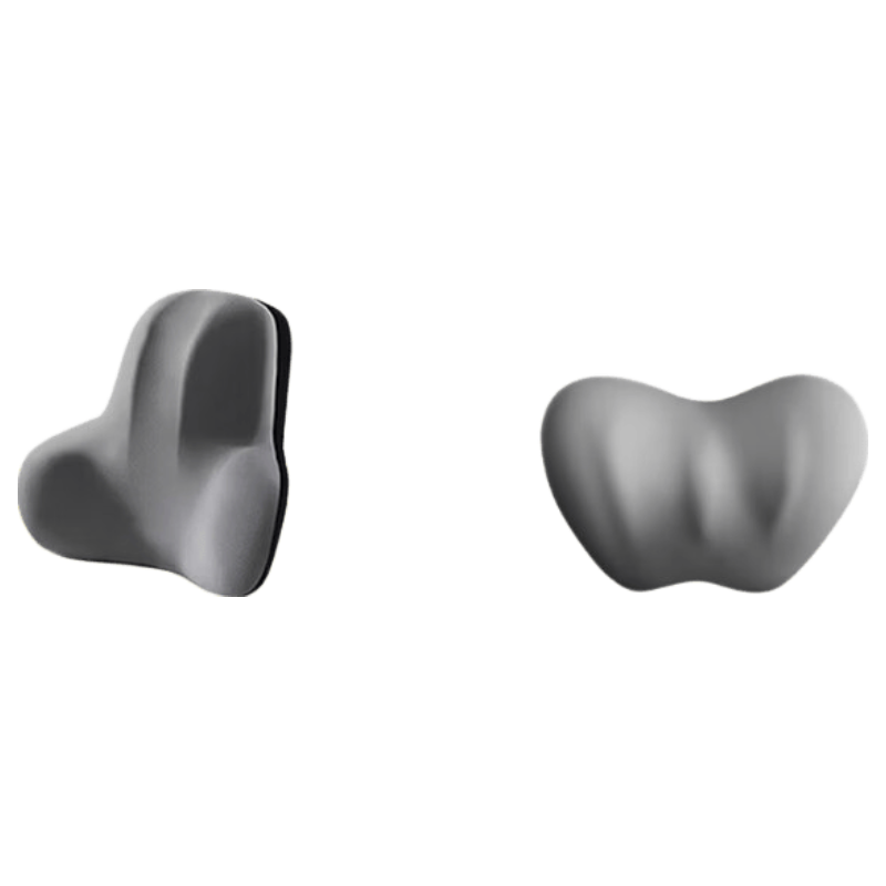 J.Sir Car Headrest Lumbar Support Neck Pillow Driving Neck Protection Cushion Driver Waist Support Car Cushion