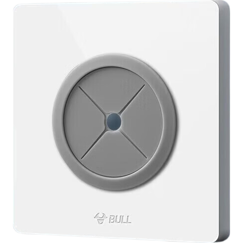 BULL Blank Panel G12 Series, Blank Panel with Wire Hole, Wall Plug Hole Cover, G12B104, Ivory White