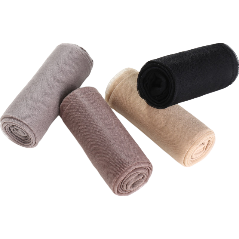 LangSha Silk Stockings for Women, 6 Pairs, Spring And Summer Ultra-Thin Pantyhose, Beautiful Legs, Outdoor Wear, Ladies' Thigh-High Base Tights, Slimming Effect, Bare Leg-Like Silk Stockings
