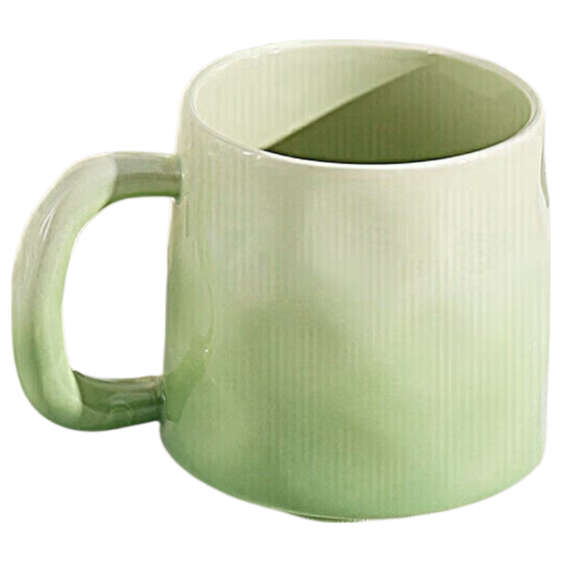 PAKCHOICE Ceramic Mug, Home Use Tea Cup, Creative Hand-Sculpted Pattern, Office Water Cup, Coffee Mug