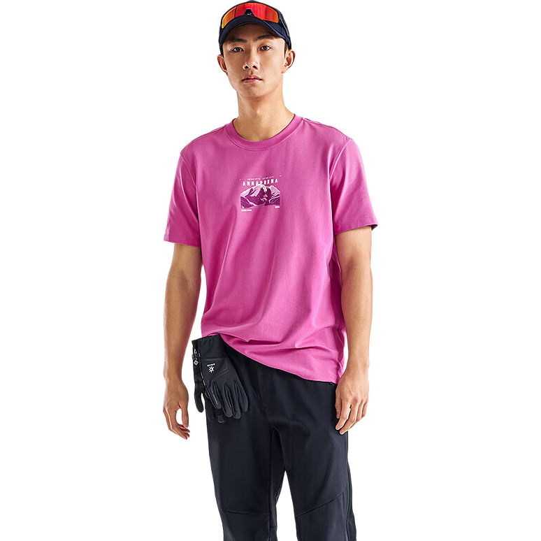KAILAS Kailas Unisex Annapurna Peak Cotton T-Shirt Spring Summer Outdoor Hiking Breathable Short Sleeve Men Women