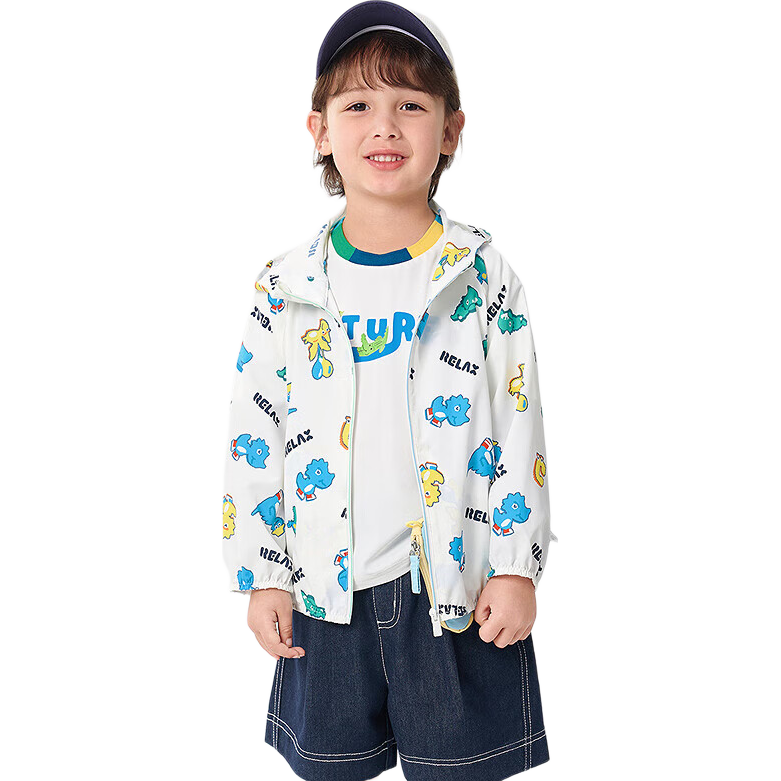 BALABALA Kids Children's Sun Protection Jacket Boys 2025 Summer Skin Jacket [Mall Same Style] 201225105101