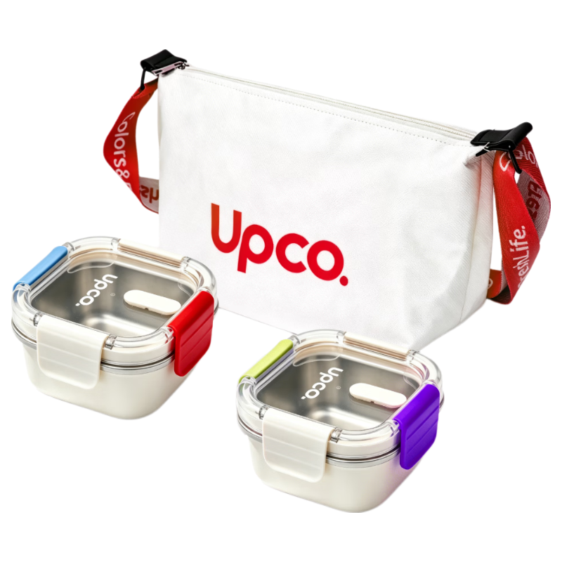BBFRESH Yogurt Stainless Steel Microwaveable Lunch Box Single Compartment Large Capacity Sealed Bento Box for Students and Office Workers