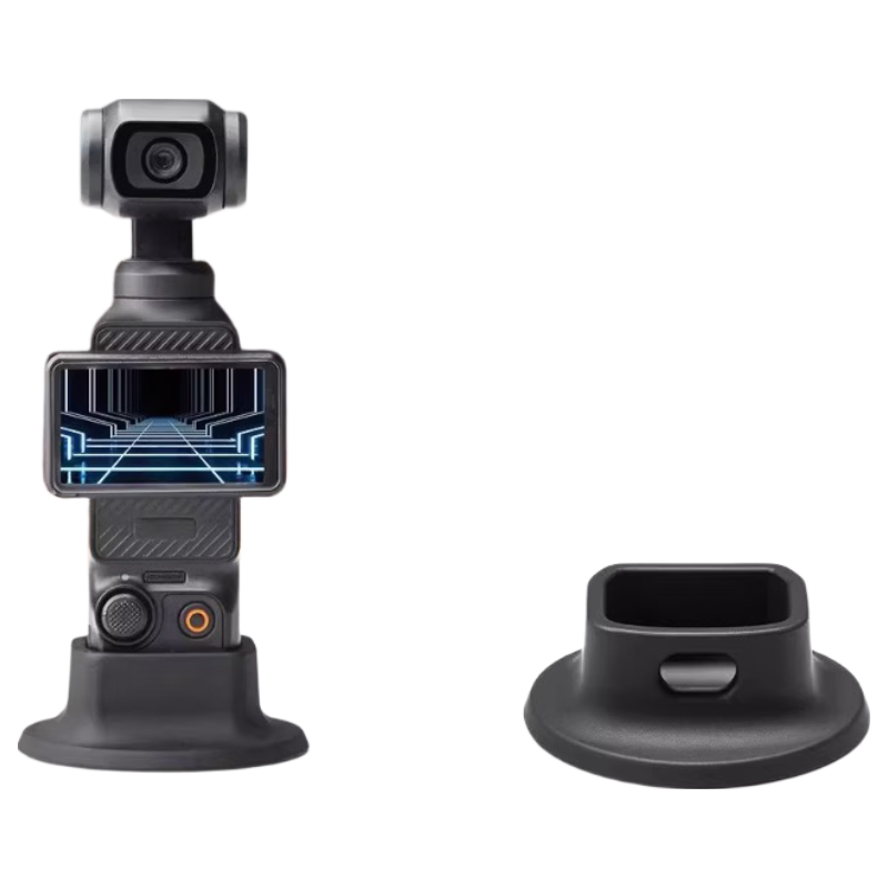 CHENSONG Silicone Anti-Slip Base Mount for DJI Pocket 4 Pro/4P/4/3 Camera Car and Desktop Holder Expansion Accessory Universal