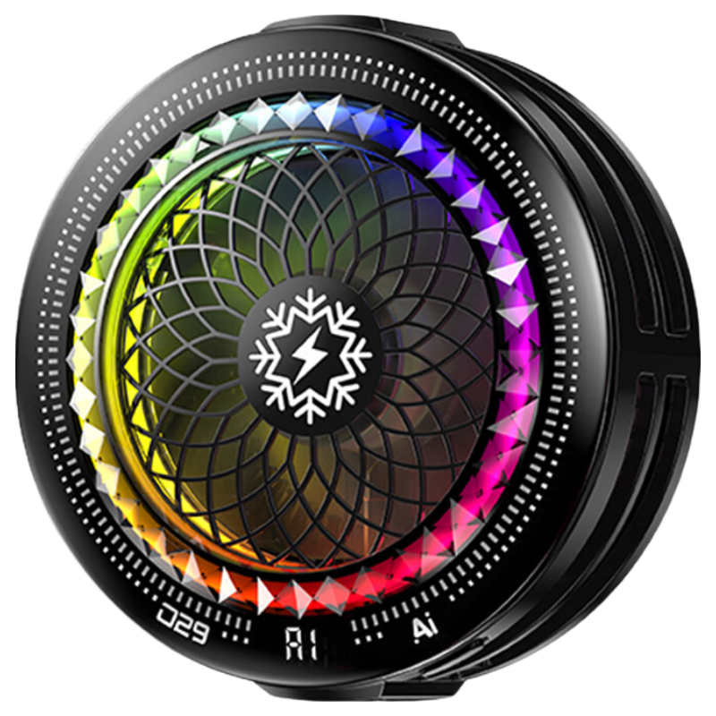 Stek 15W Mobile Phone Cooler True Ice Semiconductor Magnetic Clip Smart Temperature Control RGB Lighting Low Noise Gaming Live Streaming for Apple iPhone 17