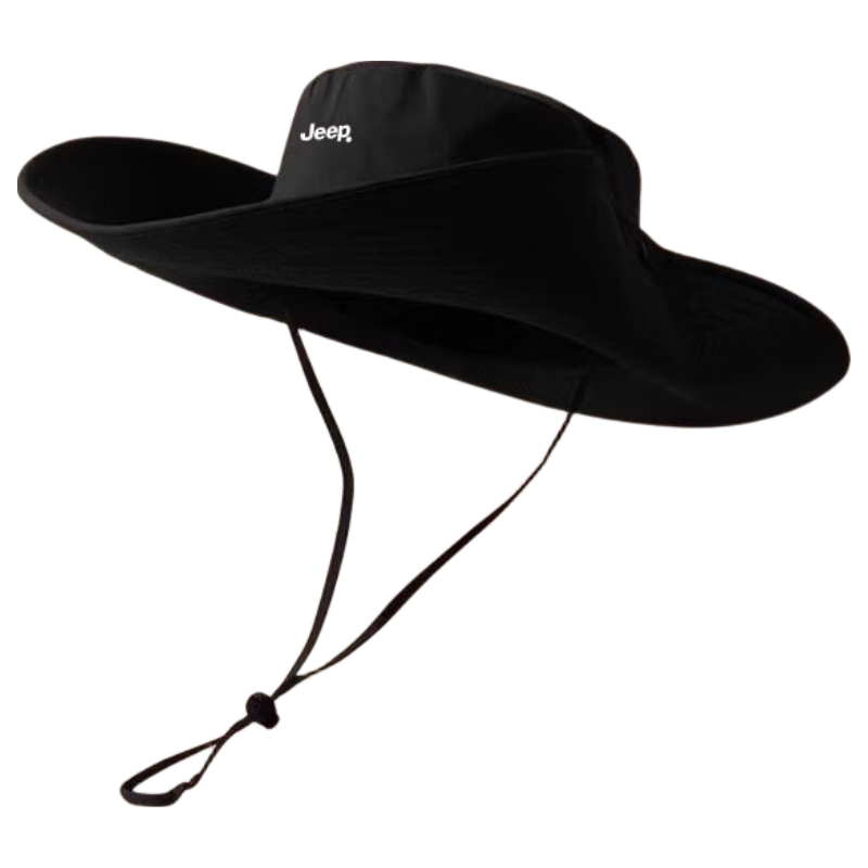 JEEP Women's Summer Camping Fisherman Hat Fishing Sun Protection Outdoor Mountaineering Western Cowboy Hat for Men
