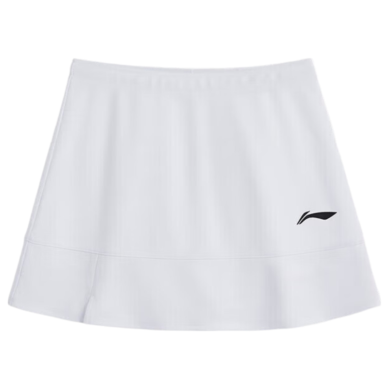 LI-NING Women's Breathable Quick-Dry Badminton Skirt with Anti-Exposure Inner Shorts Classic Series Sports Competition Skirt