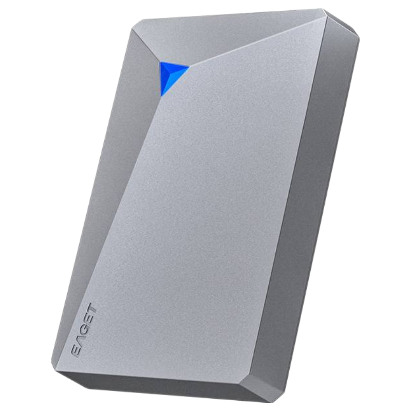 EAGET External Hard Drive 2TB USB 3.2 G20Ultra 2.5-inch Portable Storage Data Photo Video High-Speed Shockproof Gray