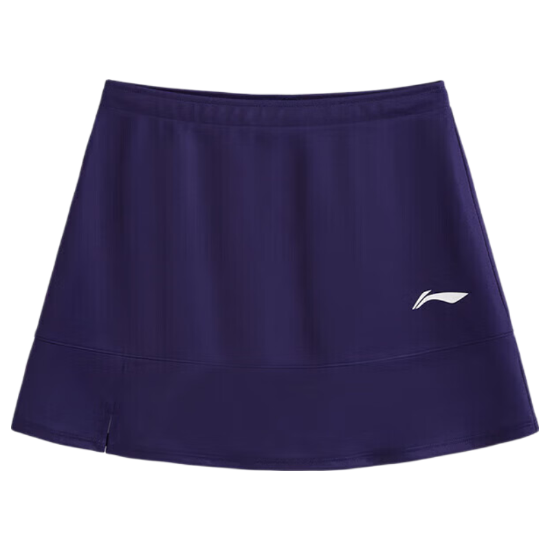 LI-NING Women's Breathable Quick-Dry Badminton Skirt with Anti-Exposure Inner Shorts Classic Series Sports Competition Skirt