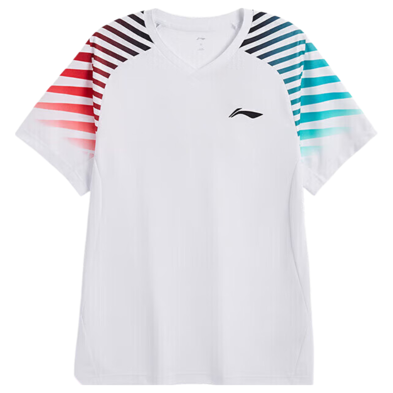 LI-NING New Unisex Badminton Quick-Dry Cool Competition Set Soft Skin-Friendly Short Sleeve Two-Piece Shirt