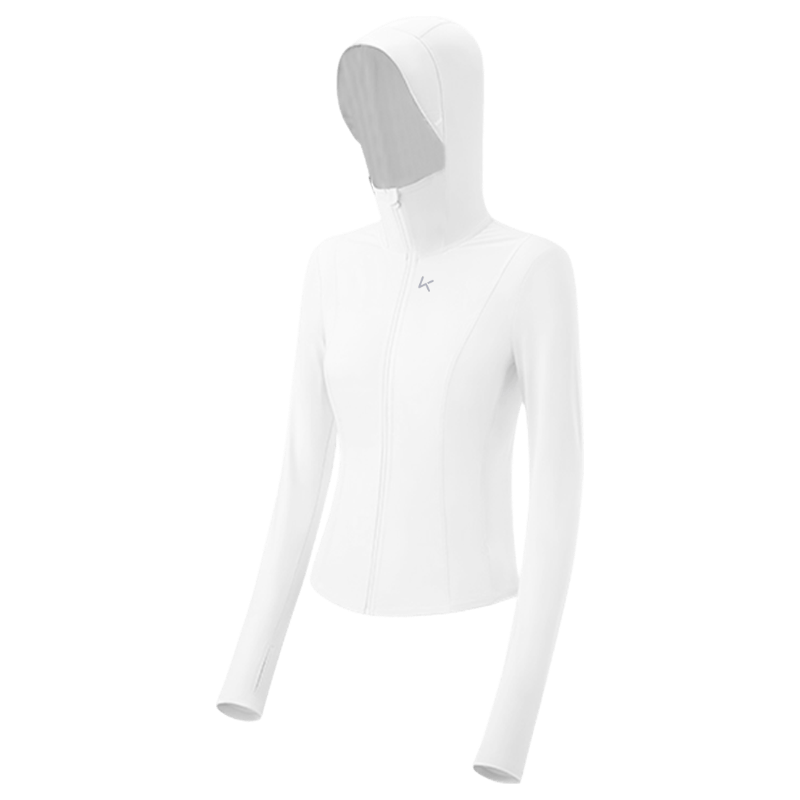 Keep Women's UV Protection Sun Shirt Ice Cooling Slim Fit Breathable Waist-Cinching Running Sports Jacket