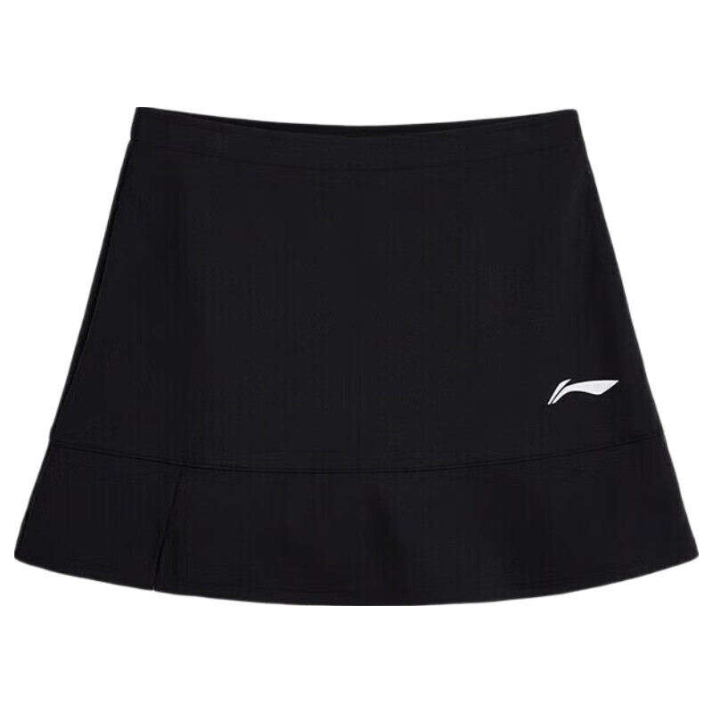 LI-NING Women's Breathable Quick-Dry Badminton Skirt with Anti-Exposure Inner Shorts Classic Series Sports Competition Skirt