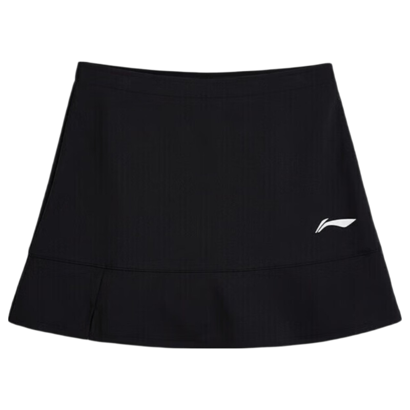 LI-NING Women's Breathable Quick-Dry Badminton Skirt with Anti-Exposure Inner Shorts Classic Series Sports Competition Skirt
