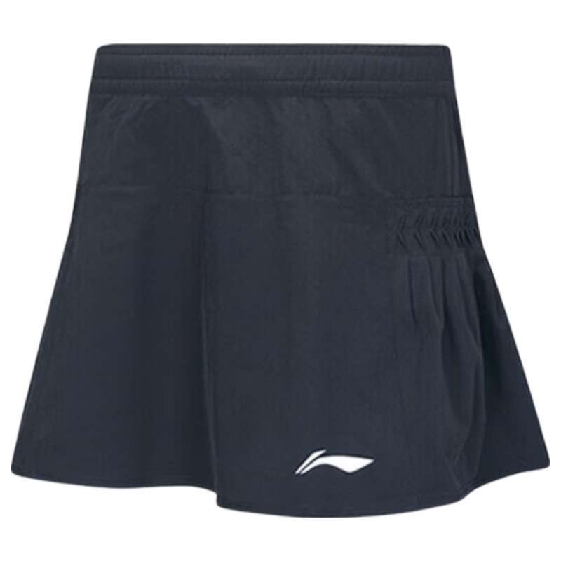 LI-NING Women's Professional Quick-Dry Breathable Badminton Skirt Comfortable Sports Competition Shorts Skirt
