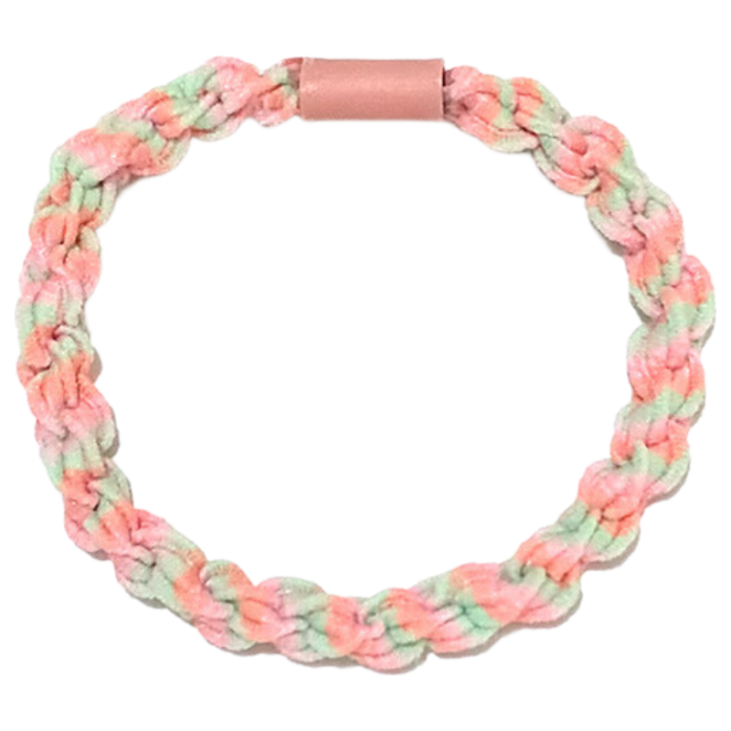 BAISHANGYITE High Elastic Sports Hair Bands Hair Ties Colorful [5 Pieces] Mixed Colors Thickened High Ponytail Nylon Rubber Bands