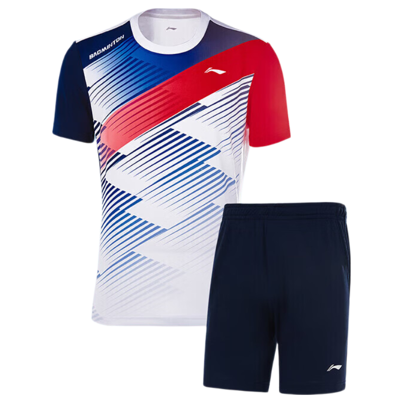 Li-Ning Badminton Outfit Club Series, Unisex Breathable Comfortable Quick-Dry Sweat-Absorbing Training And Competition Set