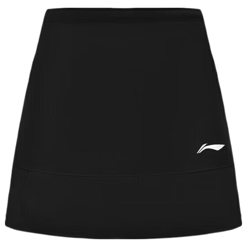 LI-NING Classic Series Women's Quick-Dry Breathable Antibacterial Sports Badminton Skirt with Anti-Exposure A-Line Design