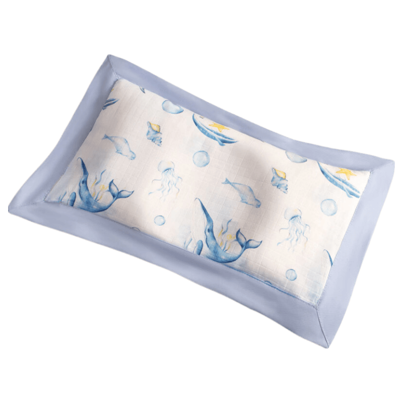 Aibaoshi Baby Shaping Pillow, Xiaomi Pillow, Children's Pillow, Kindergarten Nap Pillow, Suitable for Ages 0-2, Deep Sea Adventure S802