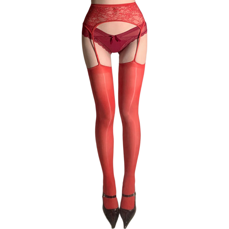 LangSha Silk Stockings for Women, Thigh-High Black Silk Pantyhose, Sheer, Sexy, Ultra-Thin, Over-Knee, Shiny, And Sensual