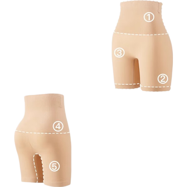 LangSha High-Waisted Seamless Postpartum Shapewear Shorts for Women, Tummy Control, Butt-Lifting, Waist Slimming, Body Shaping Safety Shorts