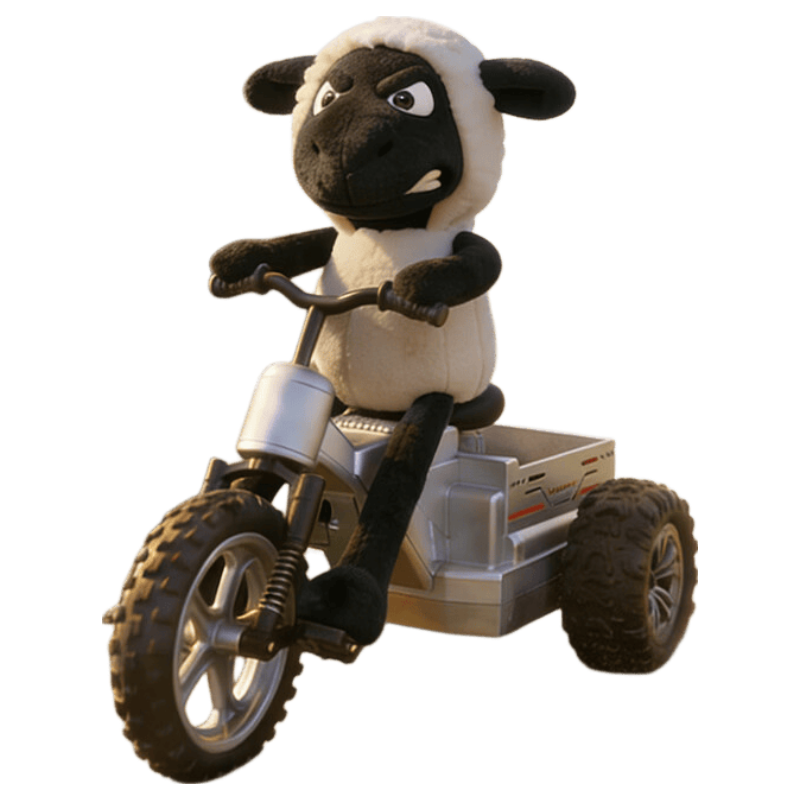 Chaoyin Toy Little Sheep Remote Control Tricycle RC Drift Car Birthday Gift Box for Boys and Girls