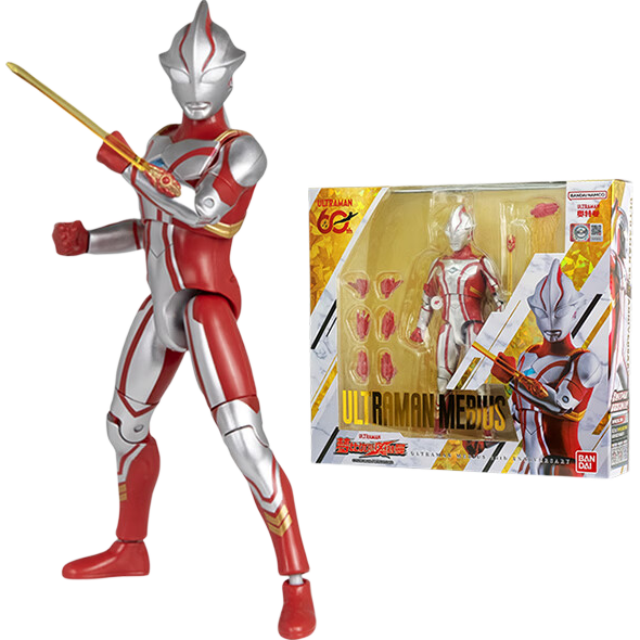 BANDAI Ultraman Mebius 20th Anniversary Sound Action Figure for Boys Children's Day Gift