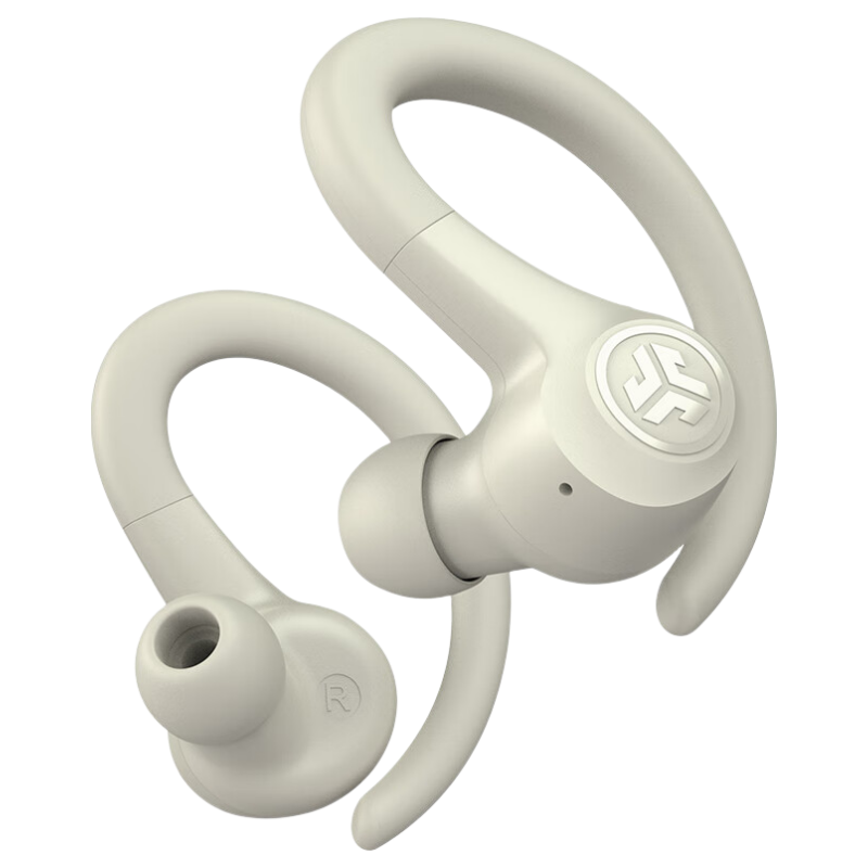 JLab GO Sport+ Bluetooth Sports Earphones, Outdoor Cycling Running Wireless Earphones, In-Ear Call Noise Reduction, Long Battery Life, IP55 Dust And Water Resistant, Sand Color
