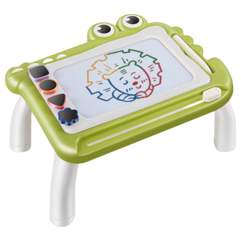 COOKSS Children's Drawing Board, Home Use Magnetic Writing Board for Toddlers, 1-Year Baby Doodle Board, 3 Magnetic Drawing Toy Board with Feet