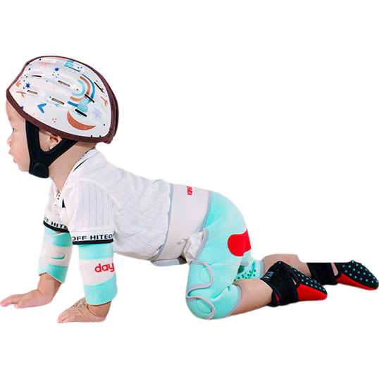 Kangshu Baby Crawling Suit Unisex Indoor Outdoor Anti-Dirt Knee Pads Belly Protection Diaper Cover Floor Cooling Isolation