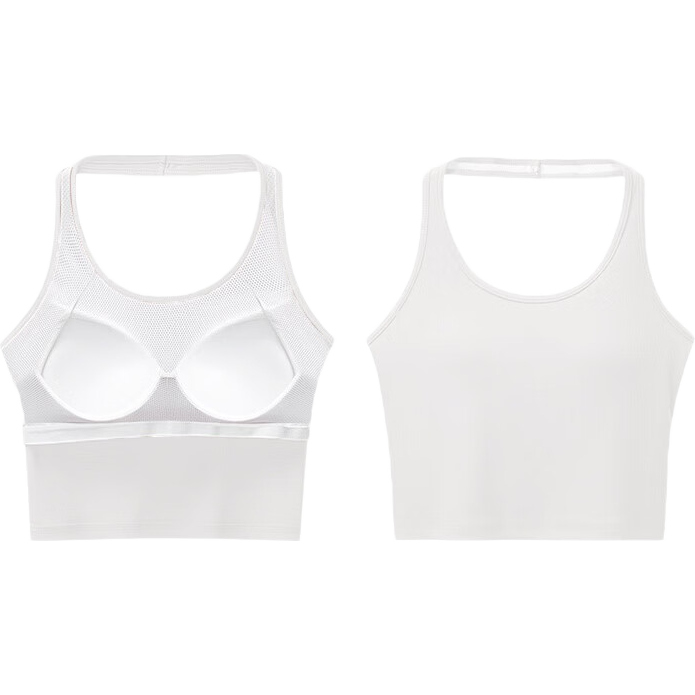 LangSha Halter Neck Camisole for Women, Spring/summer 2026 New Style, Inner Wear with Chest Pads, Beautiful Back Bra, One-Piece Underwear Top