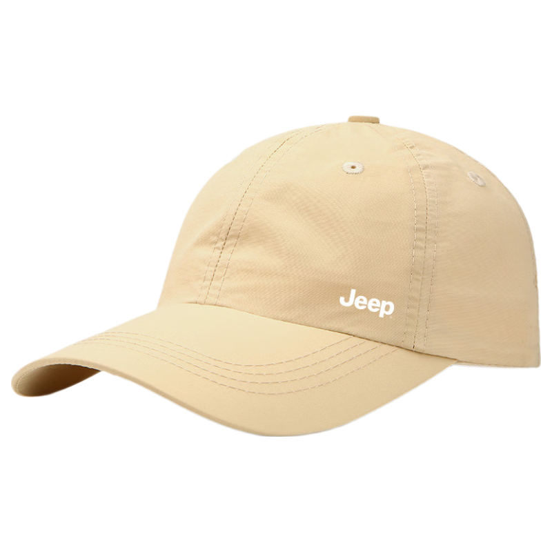 JEEP Men's New Four-Season Duckbill Cap Sunshade Lightweight Baseball Cap Women's Outdoor Quick-Dry Sun Protection Hat
