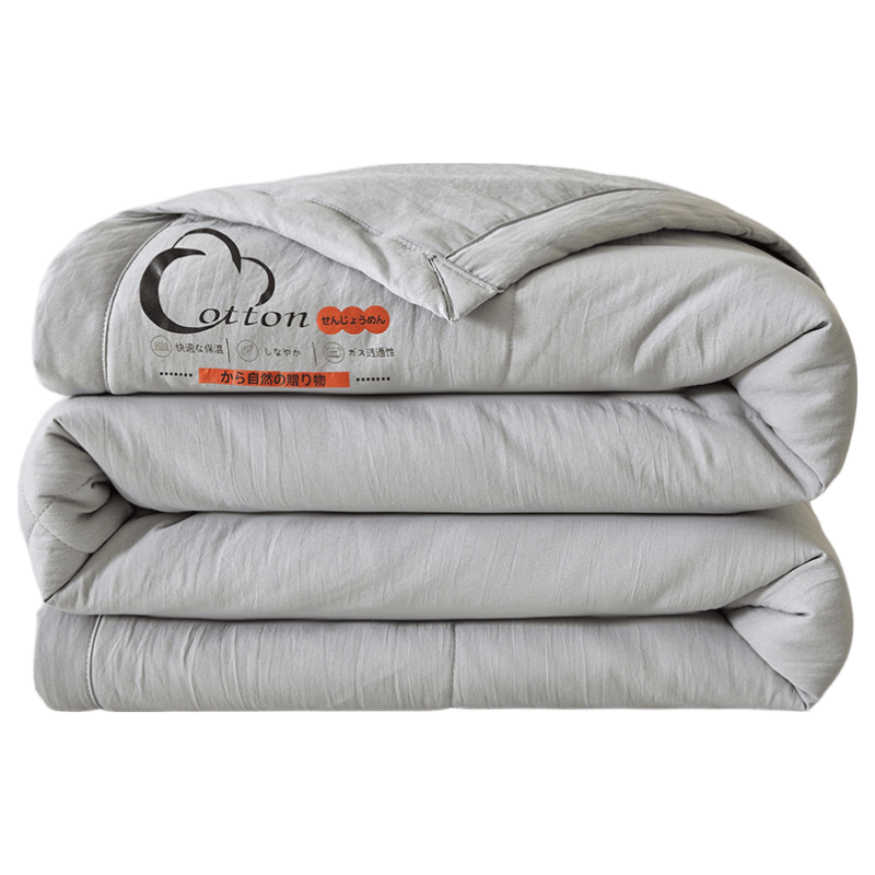 Nanjiren Class A Antibacterial Summer Quilt Air Conditioning Quilt Breathable Quilt Core Summer 180x220cm Light Gray Single/Double