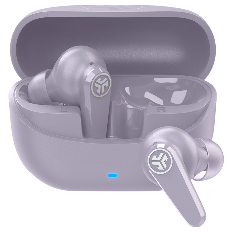 JLab GO Pods ANC True Wireless Noise-Cancelling Bluetooth Earphones In-Ear Gaming Sports Music Headphones Compatible with Android And Apple Phones Gift Clove Purple