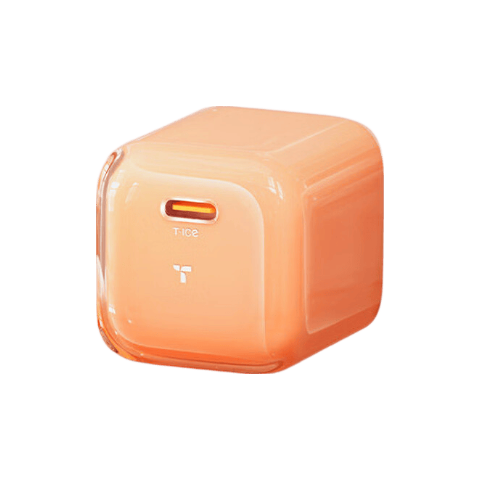 Torras Mini Ice Cube Apple 17 Pro Max Charger [New Upgrade | Frosted Shell] iPhone 30W GaN Low-Temperature Fast Charging Adapter Compatible with Original 16